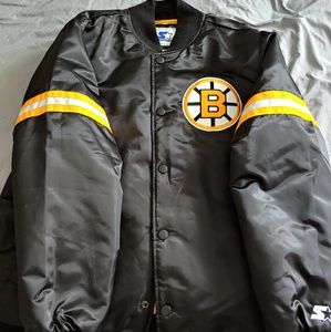Boston Bruins Starter Jacket with Snapback